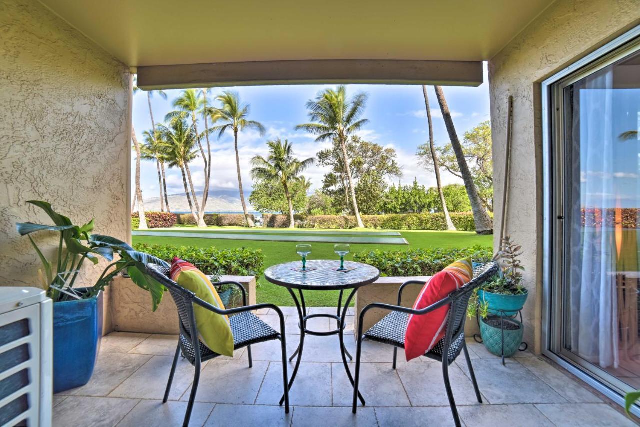 Ocean-View Kihei Condo With Lanai Steps To Beach! Dış mekan fotoğraf
