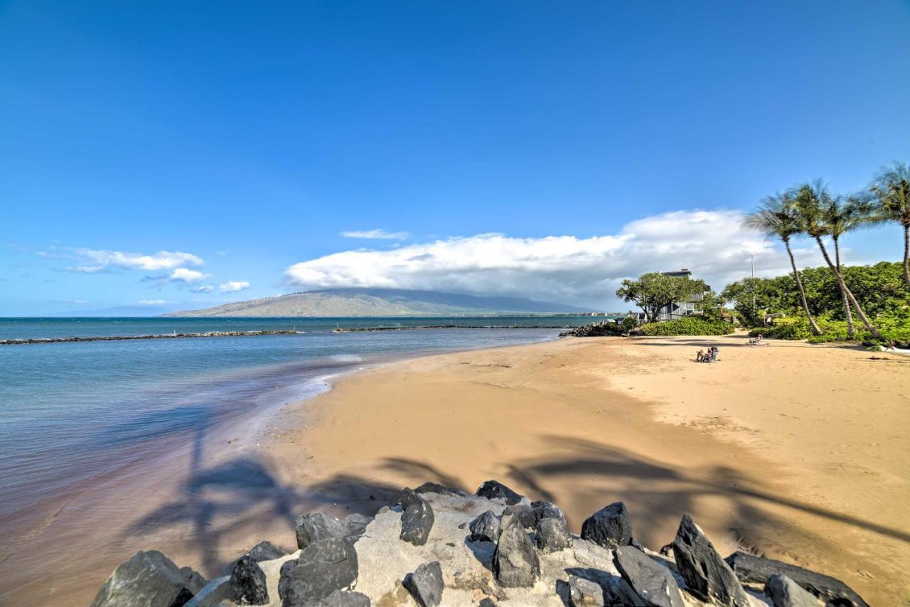 Ocean-View Kihei Condo With Lanai Steps To Beach! Dış mekan fotoğraf